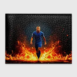 Обложка для студенческого билета Килиан Мбаппе в огне