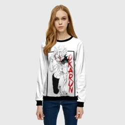 Женский свитшот 3D Okarun - DanDaDan - фото 2