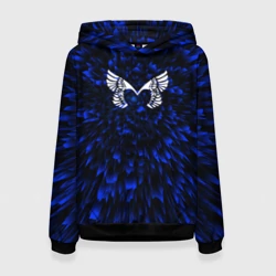 Женская толстовка 3D Placebo blue energy