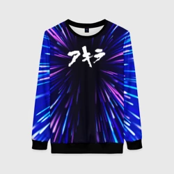 Женский свитшот 3D Akira neon energy