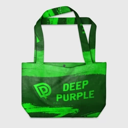 Пляжная сумка 3D Deep Purple - green gradient по-горизонтали