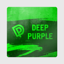 Магнит виниловый Квадрат Deep Purple - green gradient по-горизонтали