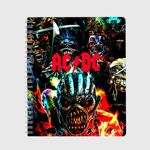 Тетрадь ACDC рок монстры