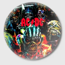 Значок ACDC рок монстры
