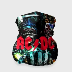 Бандана-труба 3D ACDC рок монстры