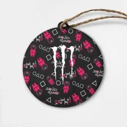 Деревянная игрушка круг Ojingeo geim x Monster energy