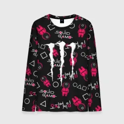 Мужской лонгслив 3D Ojingeo geim x Monster energy