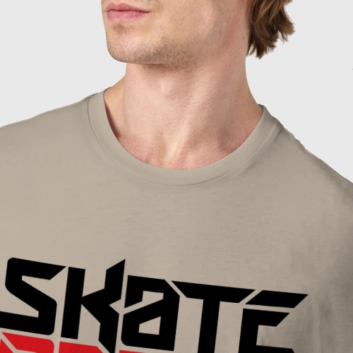 Мужская футболка хлопок с принтом Skateboard, фото #4