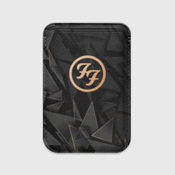 Картхолдер Magsafe магнитный Foo Fighters golden poly