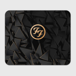 Прямоугольный коврик для мышки Foo Fighters golden poly