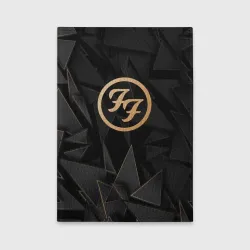 Обложка для автодокументов Foo Fighters golden poly