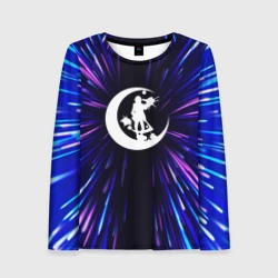 Женский лонгслив 3D Angels of Death neon energy