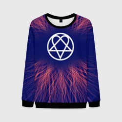 Мужской свитшот 3D HIM red energy