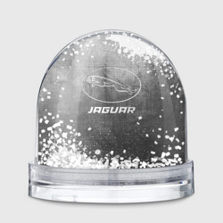 Игрушка Снежный шар Jaguar - grey gradient