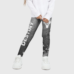 Детские леггинсы 3D Destiny - grey gradient вертикально - фото 2