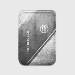 Картхолдер Magsafe магнитный Three Days Grace - grey gradient вертикально