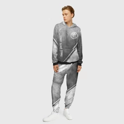 Мужской костюм с толстовкой 3D Three Days Grace - grey gradient вертикально - фото 2