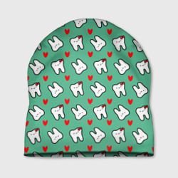Шапка 3D Довольные зубы