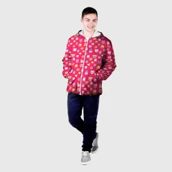 Мужская куртка 3D Skzoo pattern pink - фото 2