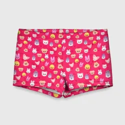 Детские купальные плавки 3D Skzoo pattern pink