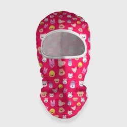 Балаклава 3D Skzoo pattern pink