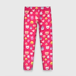 Детские леггинсы 3D Skzoo pattern pink