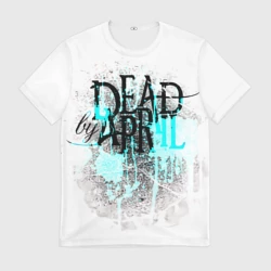 Мужская футболка 3D Dead by april краски