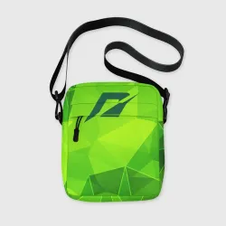 Сумка через плечо 3D Need for Speed green poly