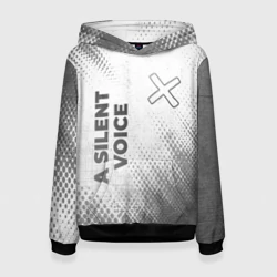 Женская толстовка 3D A Silent Voice - white gradient вертикально