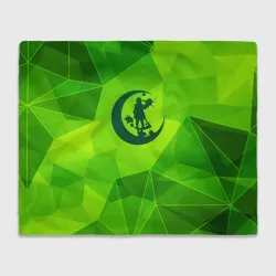 Плед 3D Angels of Death green poly