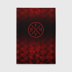 Обложка для автодокументов Bullet For My Valentine red poly