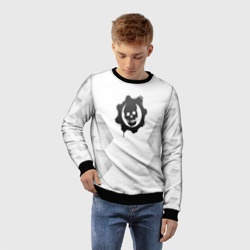 Детский свитшот 3D Gears of War white poly - фото 2