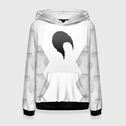 Женская толстовка 3D Date A Live white poly