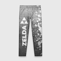 Детские леггинсы 3D Zelda - grey gradient по-вертикали