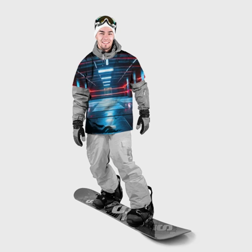 Накидка на куртку 3D Ярко-красный ринг 