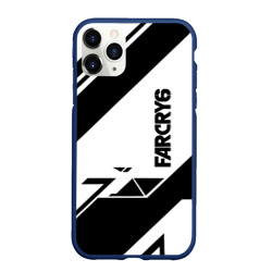 Чехол для iPhone 11 Pro Max матовый Farcry6 геометрия полосы