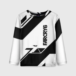 Детский лонгслив 3D Farcry6 геометрия полосы