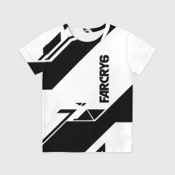 Детская футболка 3D Farcry6 геометрия полосы
