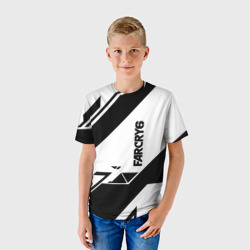 Детская футболка 3D Farcry6 геометрия полосы - фото 2