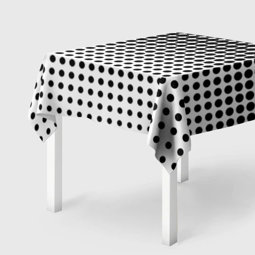 Скатерть 3D Черно-белый паттерн