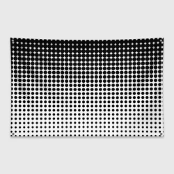 Флаг-баннер Черно-белый паттерн