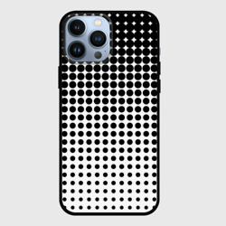 Чехол для iPhone 13 Pro Max Черно-белый паттерн