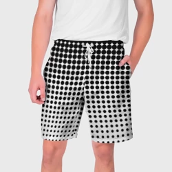 Мужские шорты 3D Черно-белый паттерн