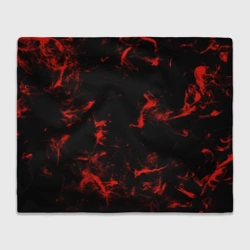 Плед 3D Color red black
