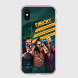 Чехол для iPhone XS Max матовый Far Cry villains