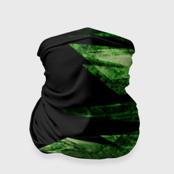 Бандана-труба 3D Color green black