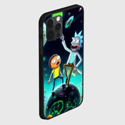Чехол для iPhone 12 Pro Max Рик и Морти на планете сказочных грибов - фото 2