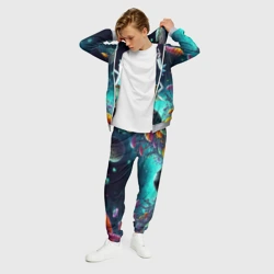 Мужской костюм 3D Рик и Морти на планете сказочных грибов - фото 2