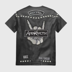 Мужская футболка 3D Агата Кристи косуха с нашивками