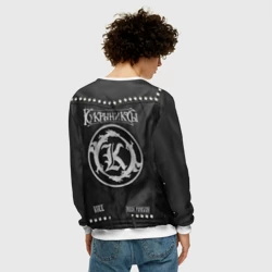 Мужской свитшот 3D Кукрыниксы косуха с нашивками - фото 2